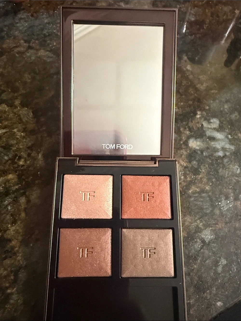 Tom Ford 03 Body Heat Eyeshadow Quad - Shimmer Peach & Bronze unused